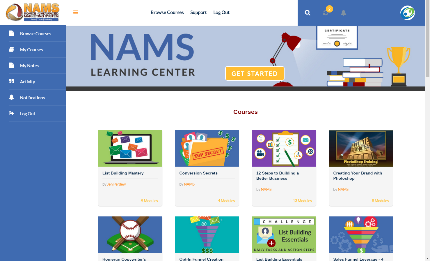 NAMS Learning Center